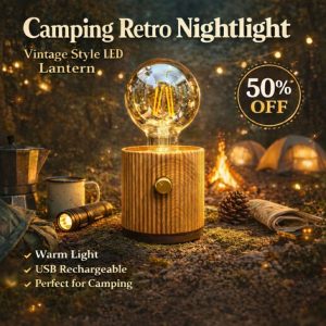 Camping Retro Nightlight