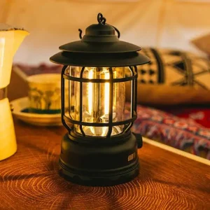 Rechargeable Retro Camping Lamp (৩পিস)