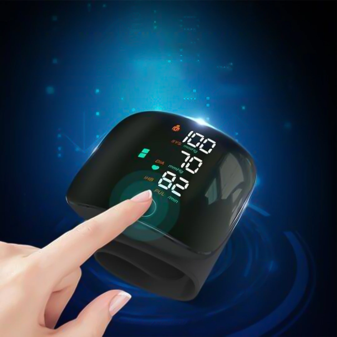 Rechargeable Digital Touch Screen Wrist type Blood-Pressure Machine/ BP Machine - Image 4