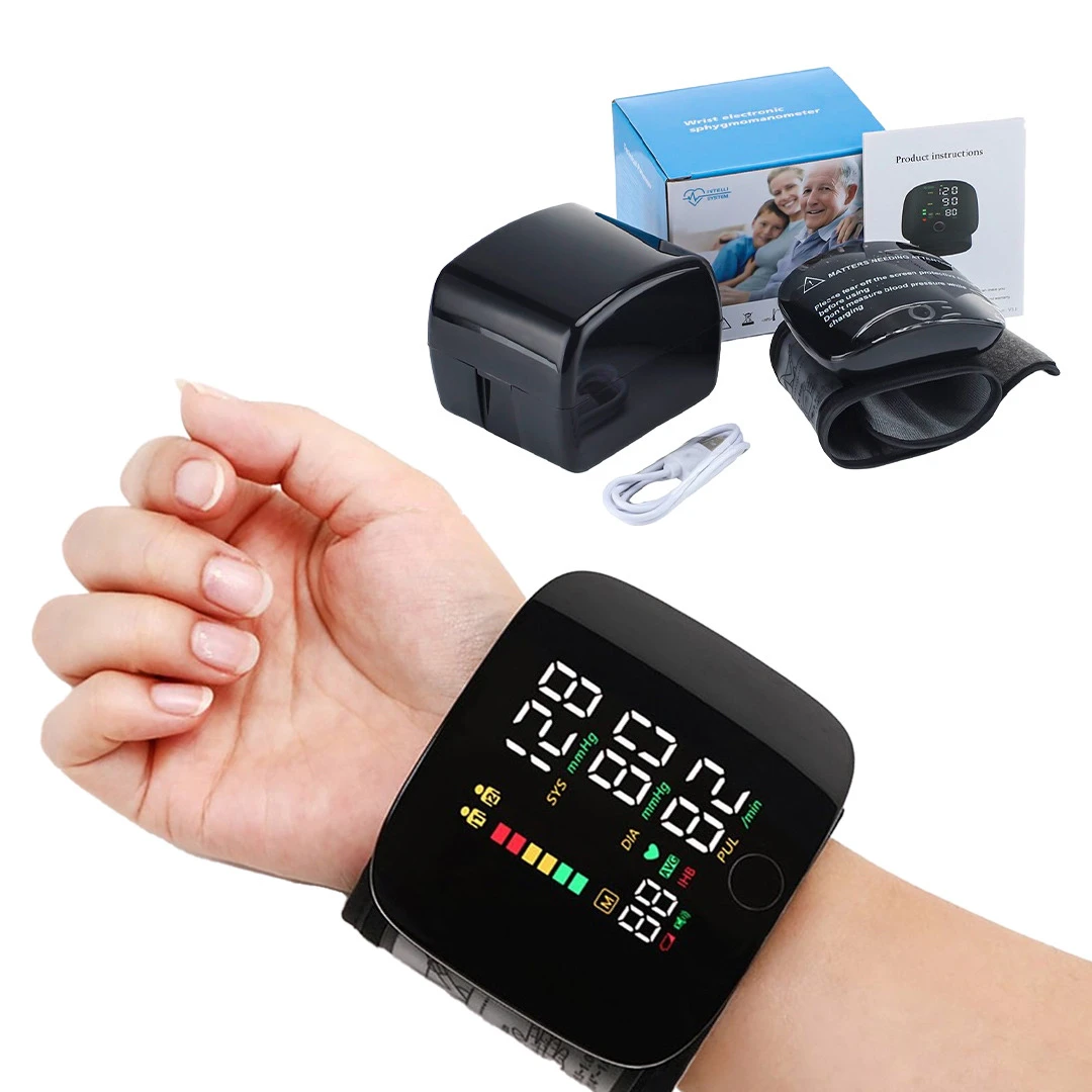 Rechargeable Digital Touch Screen Wrist type Blood-Pressure Machine/ BP Machine - Image 2