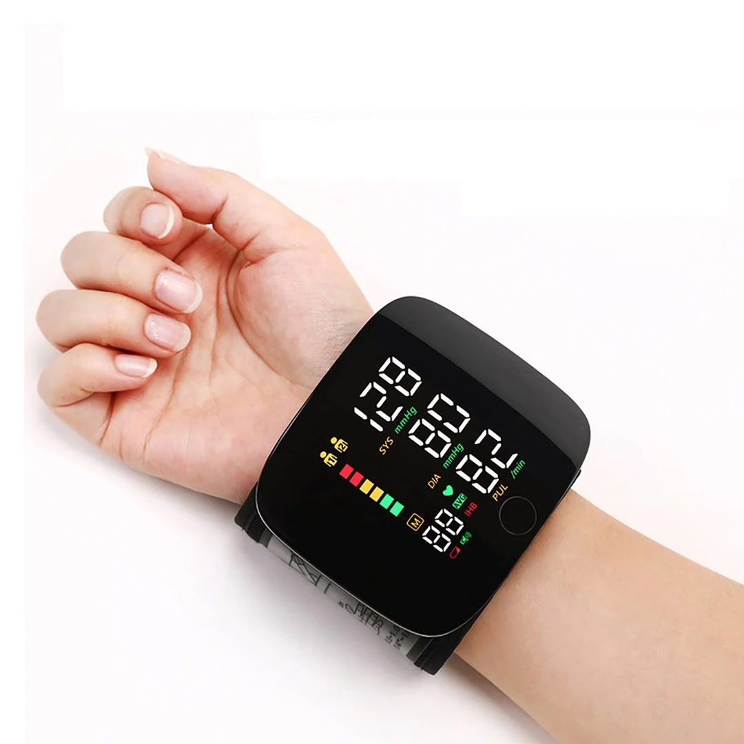Rechargeable Digital Touch Screen Wrist type Blood-Pressure Machine/ BP Machine - Image 3